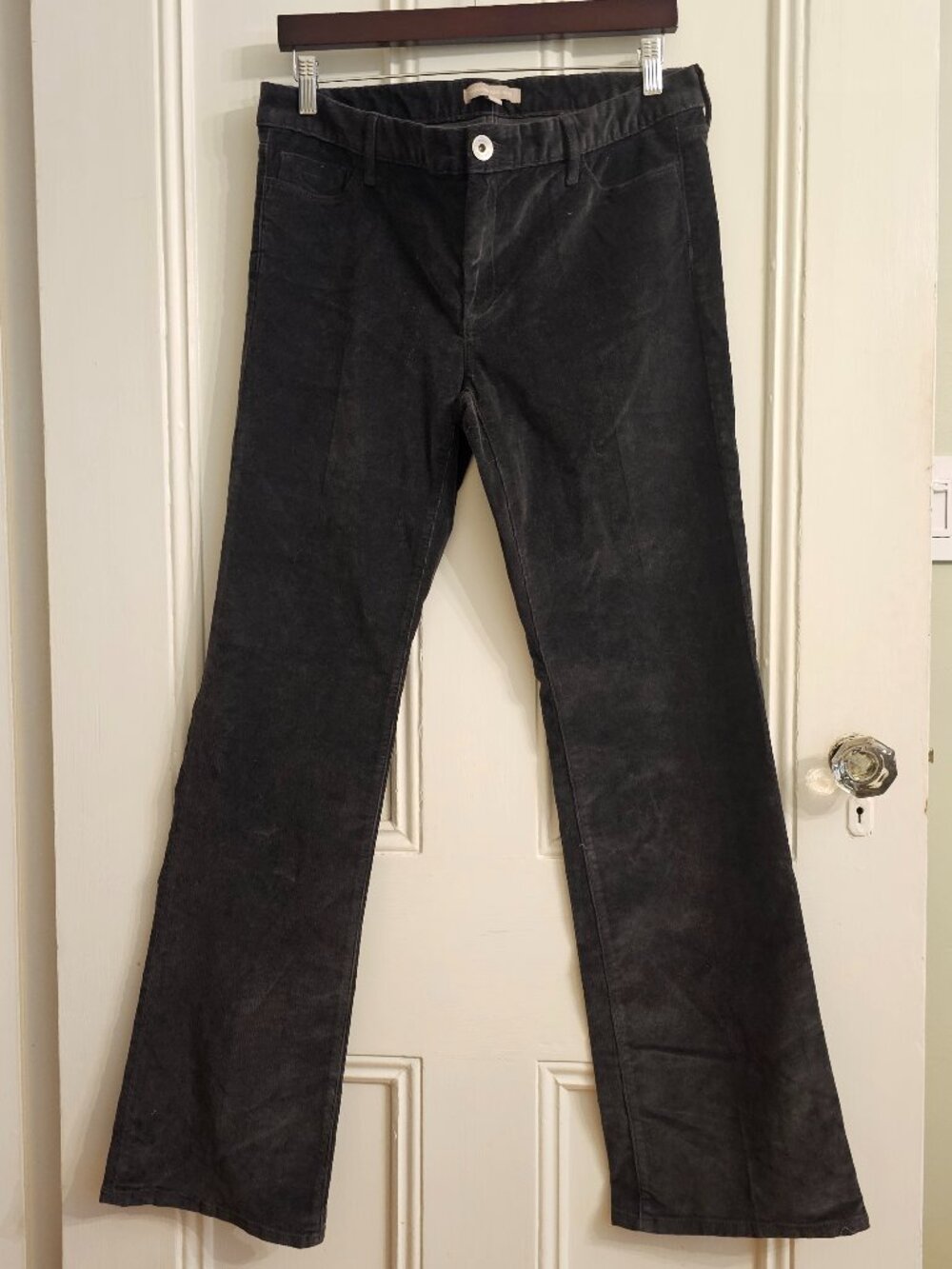 Banana Republic Women's Slate Gray Corduroy Pants - NWT - Sz 30 #0027